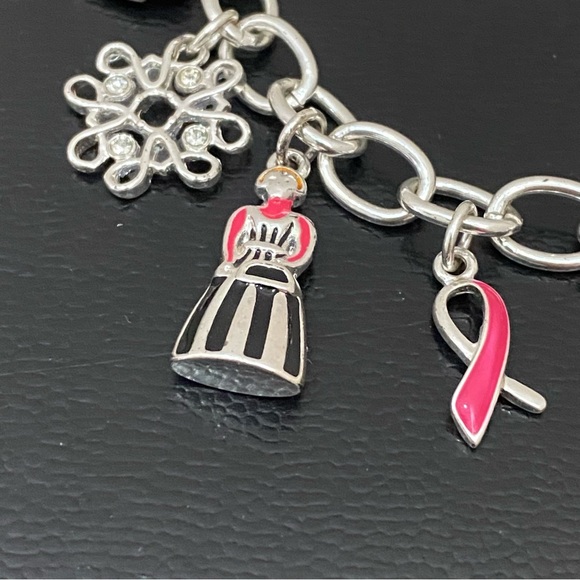 2011 AVON 125th Anniversary Enameled 12-Charm Bracelet 40.1g - Picture 14 of 16